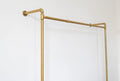 XENTA Retail gold Rack Wall Mounted Clothing Rack - Rack n Rail