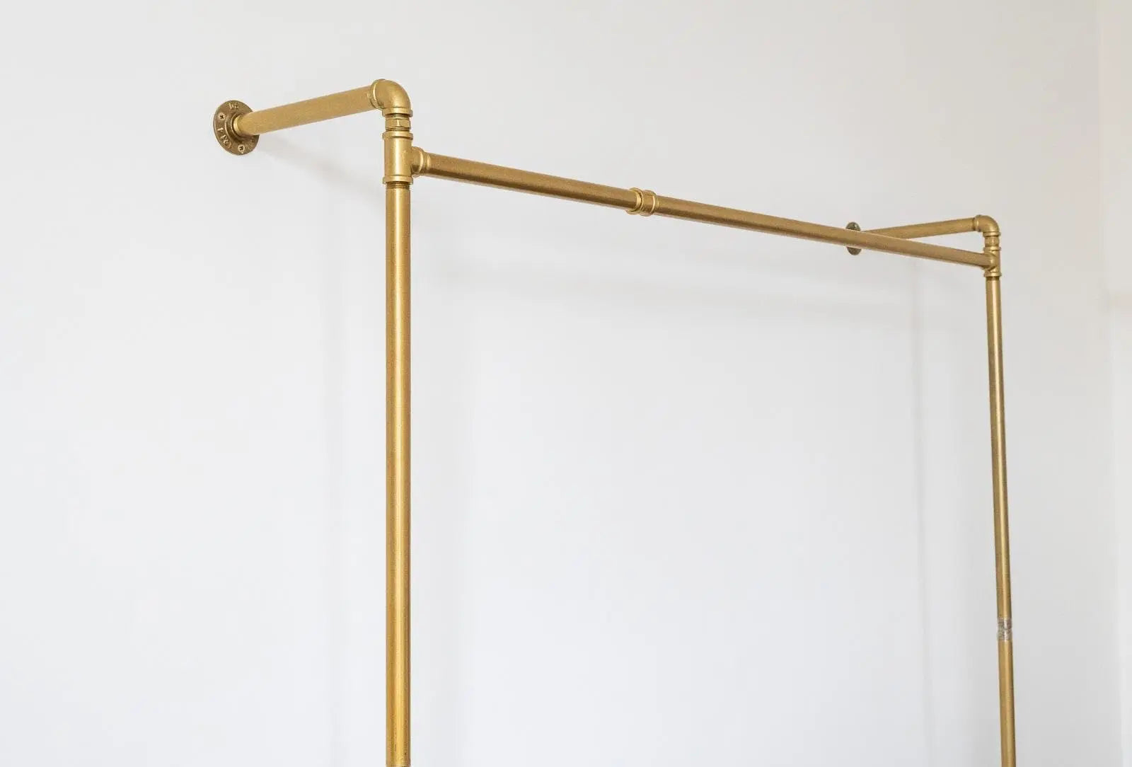 XENTA Retail gold Rack Wall Mounted Clothing Rack - Rack n Rail
