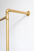 XENTA Retail gold Rack Wall Mounted Clothing Rack - Rack n Rail
