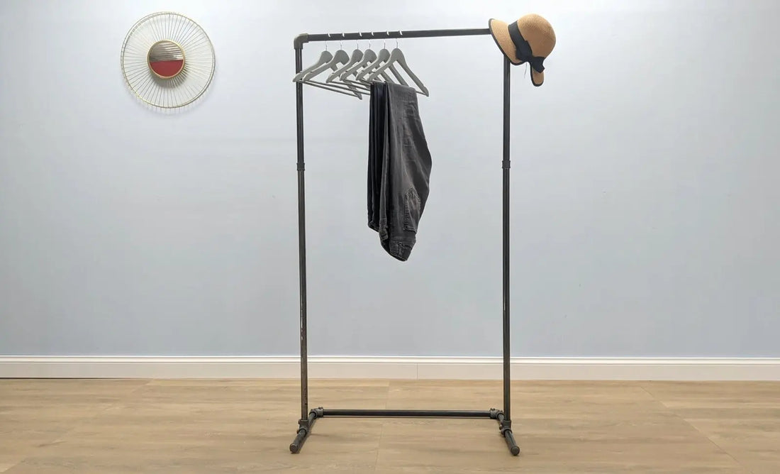 XOLTA Industrial Pipe Garment Rack - Rack n Rail