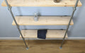 GRENDI Industrial Metal Pipe Shelving Unit - Rack n Rail