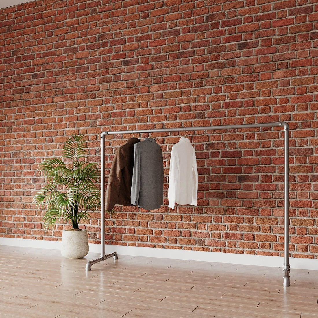 BOLVA Industrial Pipe Clothing Rack