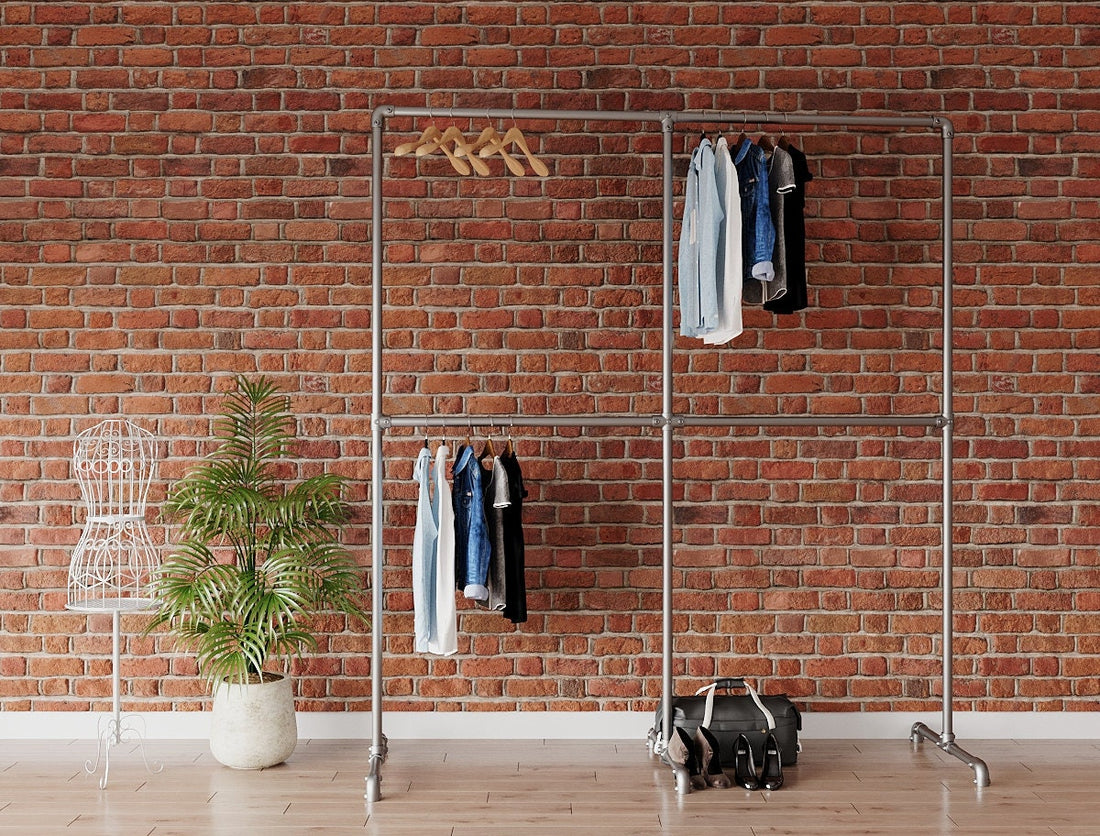 XILKA Industrial Clothing Rack
