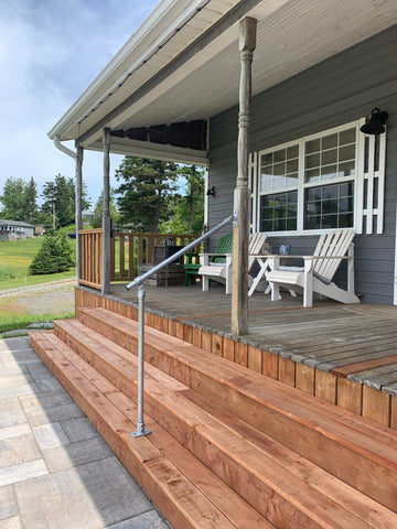 PILVA Outdoor Stair Railing Variable Angle Handrail