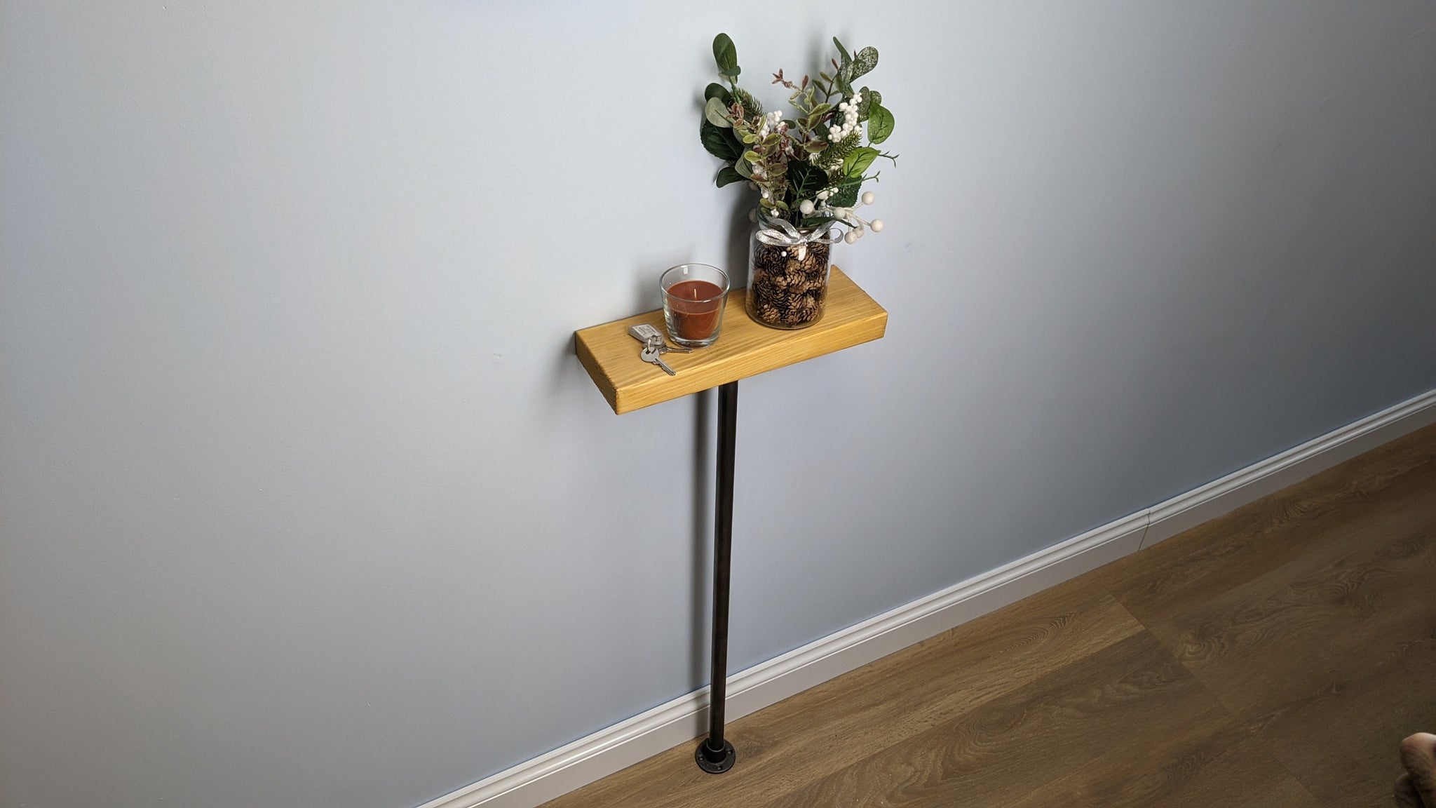 23x4 Industrial Wooden Console Table