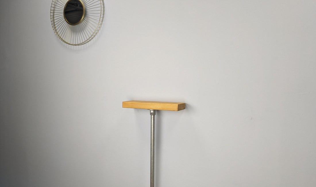 14x4cm Galvanised Console Table