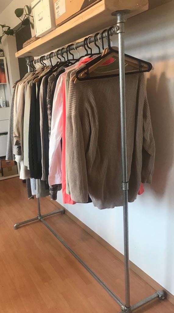 NODREK Free Standing Clothing Rack with Shelf