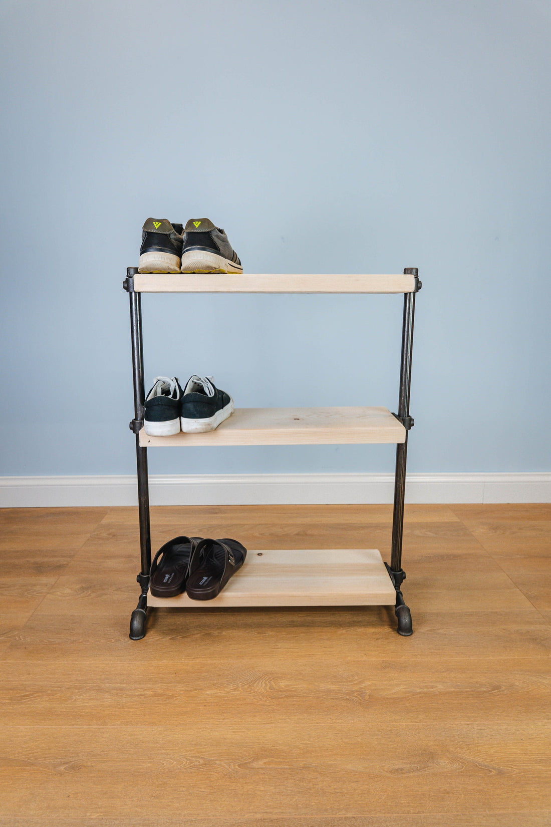 KLERA Freestanding 3-Tiered Shoe Rack Storage