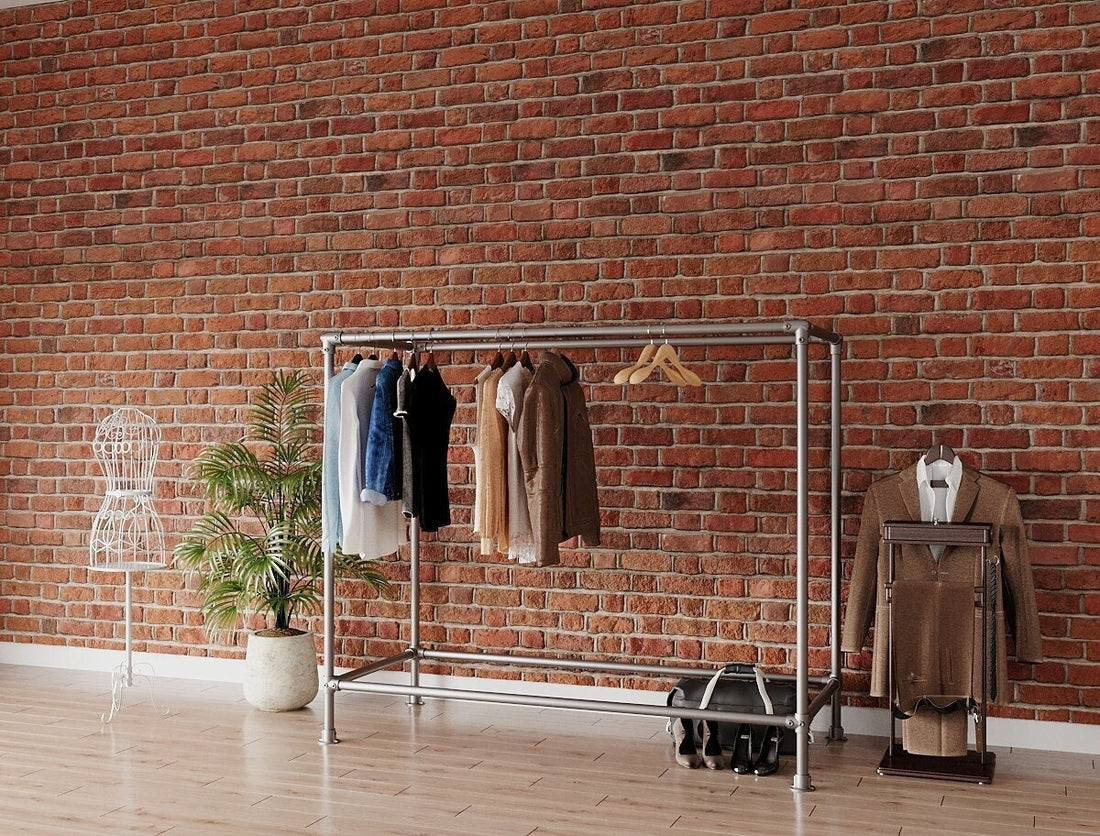 GREVA Industrial Clothing Rail