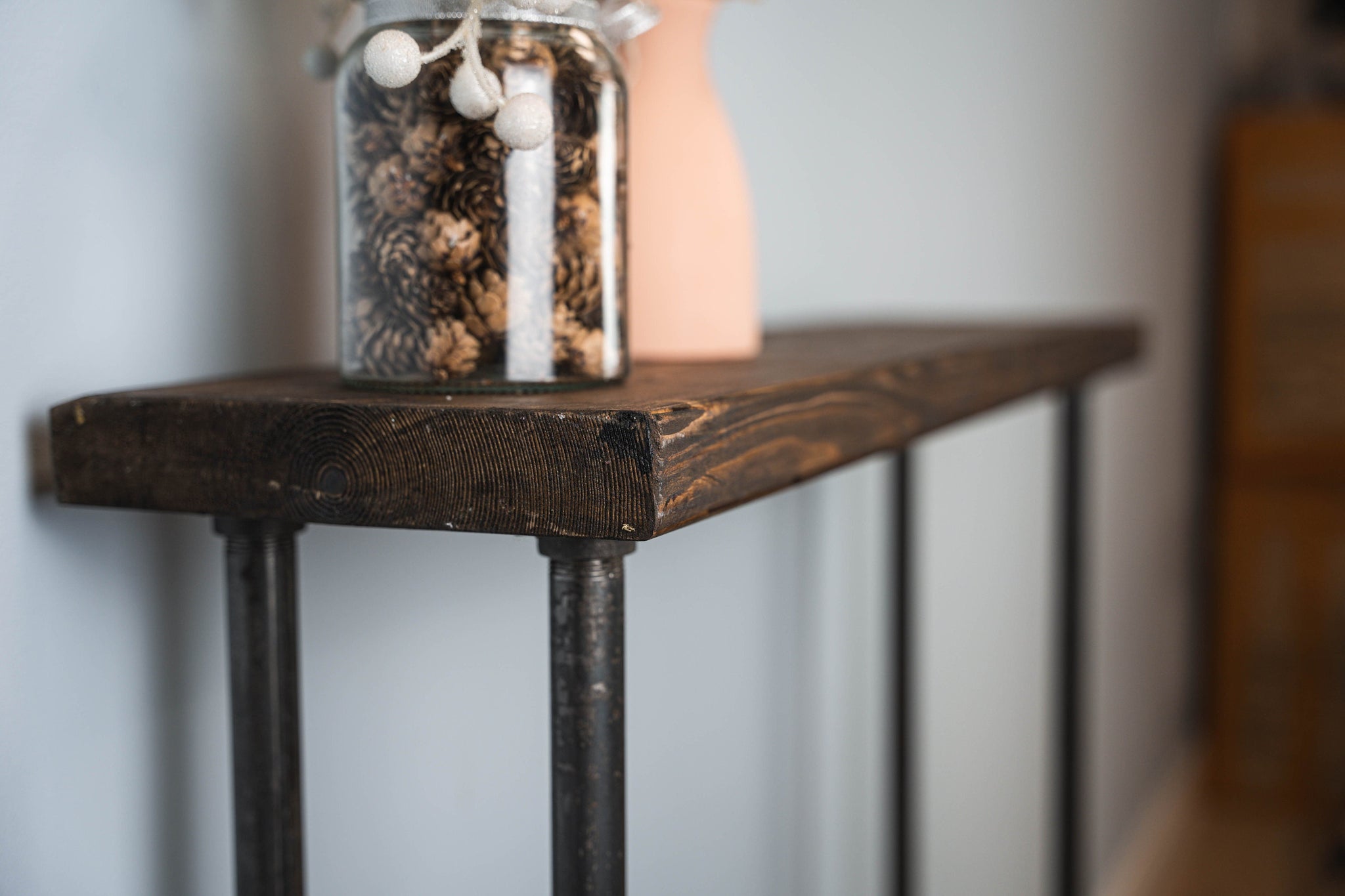 SOBNA Industrial Wooden Console table