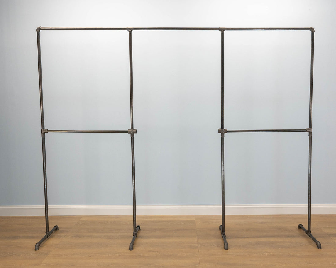 BOZAK Industrial Style Clothing Rack
