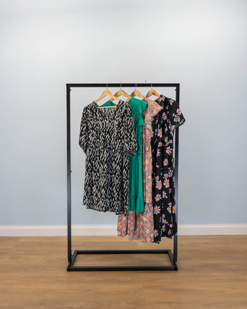 NELVO Metal Customizable Clothing Rack