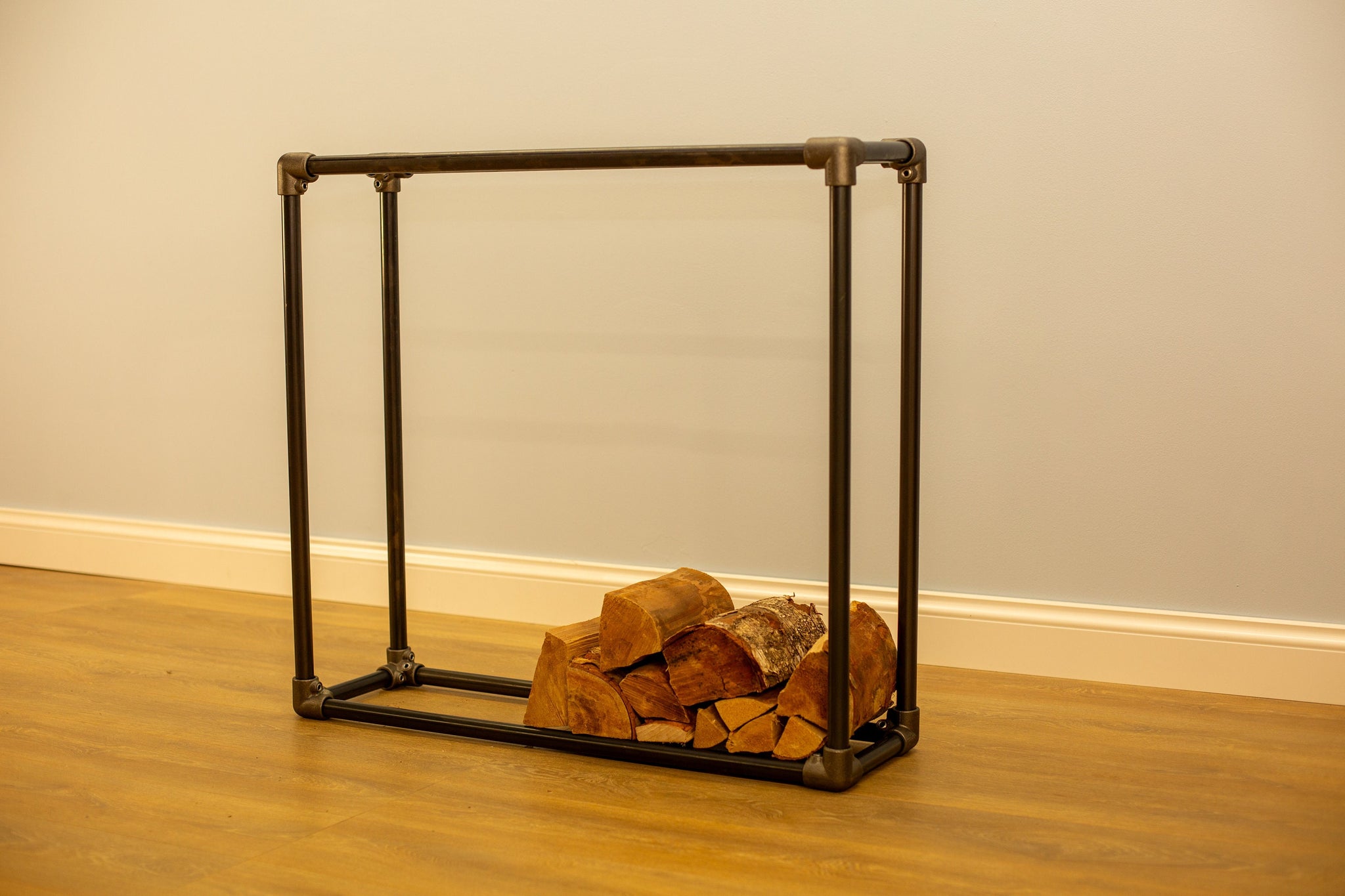 NOLVI Pipe Firewood Rack