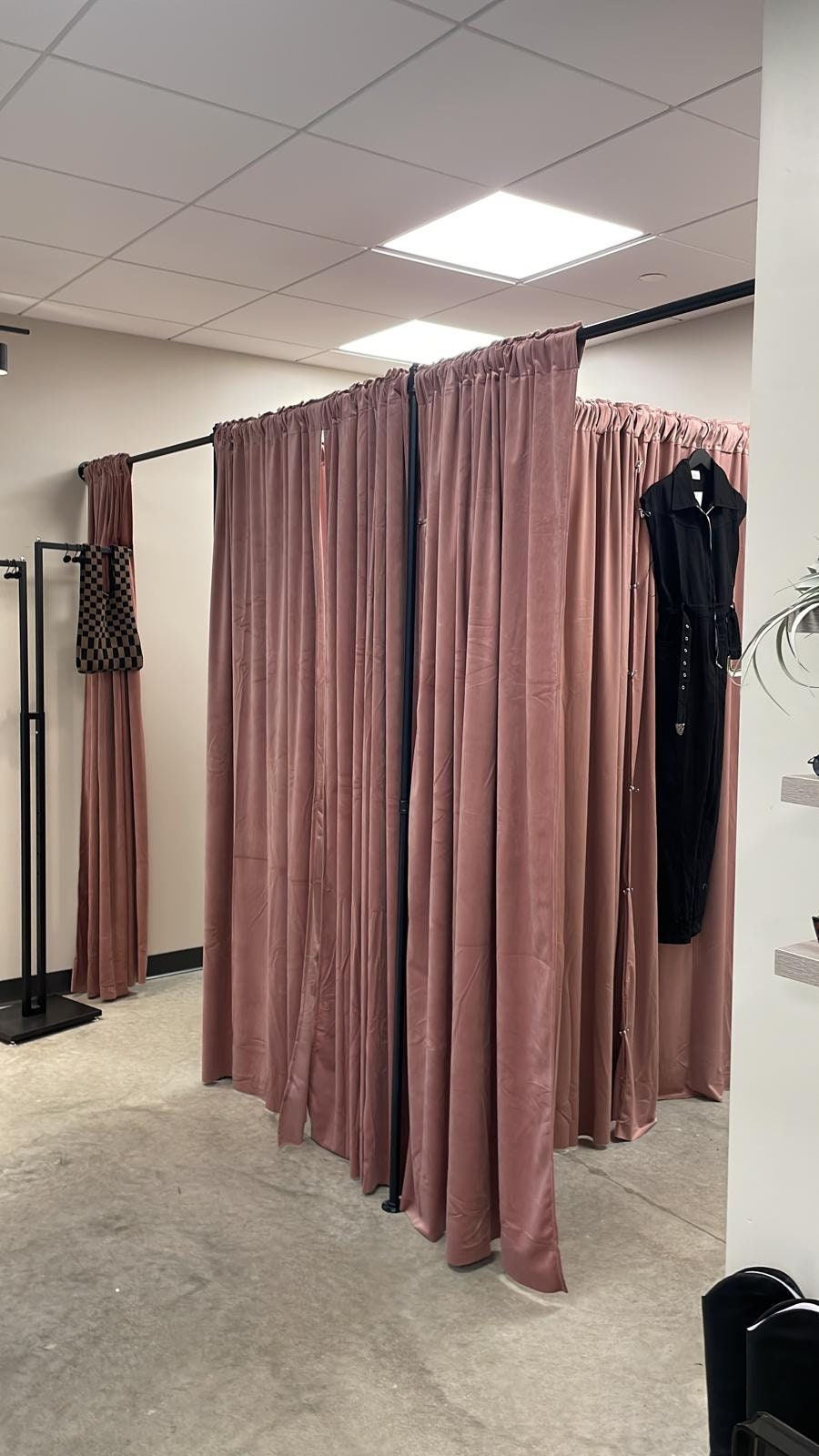 ZOVNI Triple Changing Room Curtain Rail