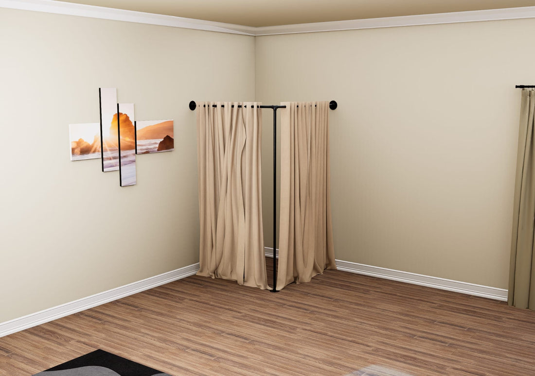 BYLVA Corner wall Mounted Changing Room