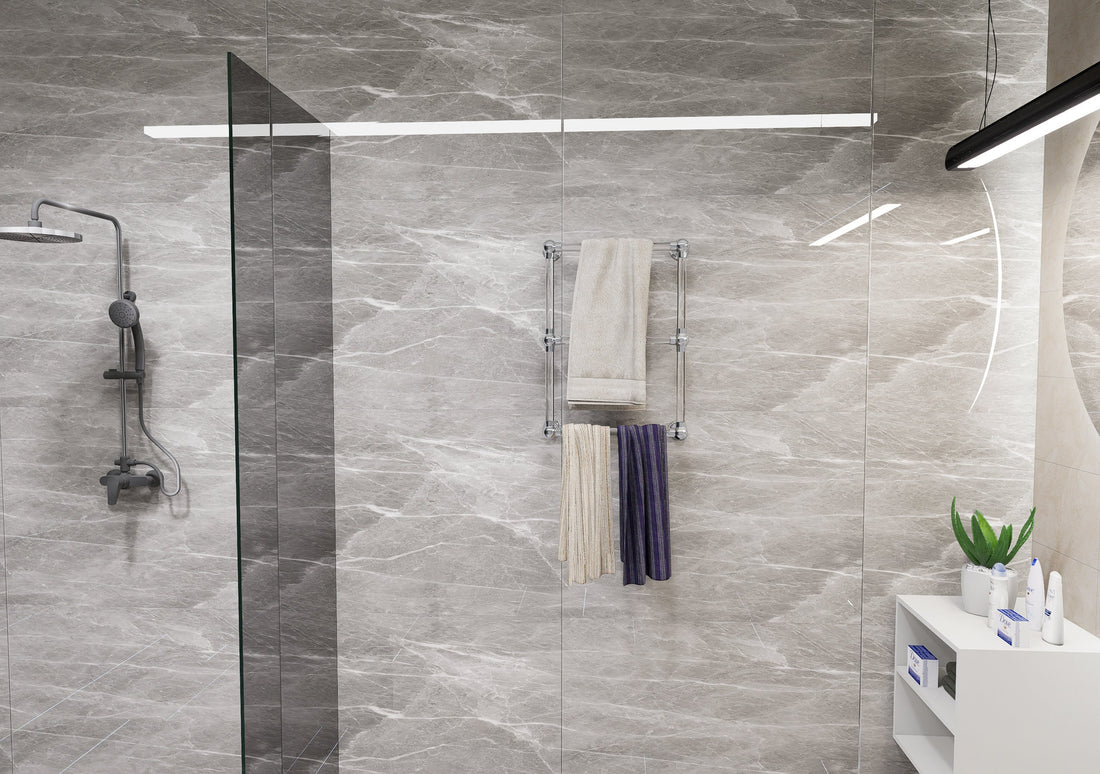 TAVRI Three Bars Towel Rack  in Lucite