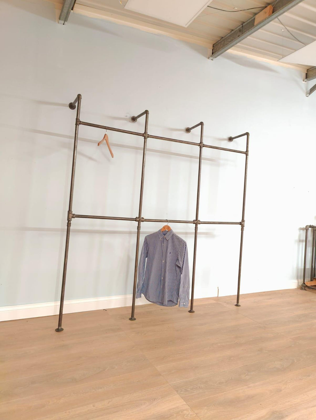 QUERKA Industrial Clothes Rack