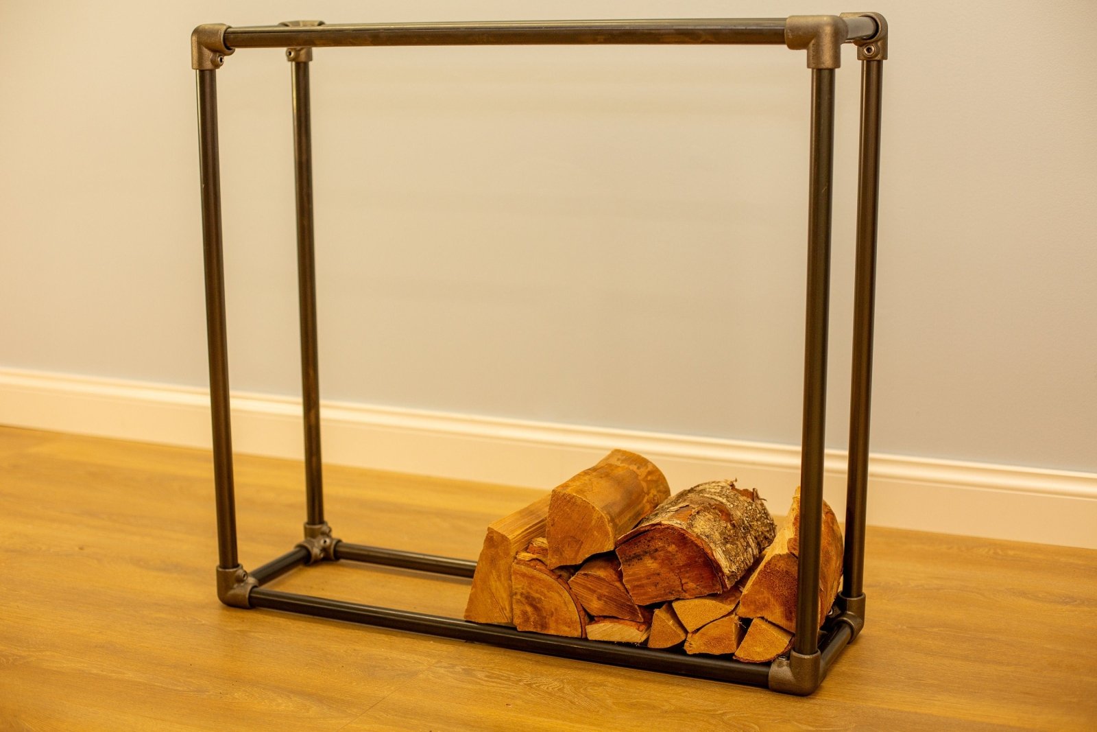 NOLVI Pipe Firewood Rack - Rack n Rail