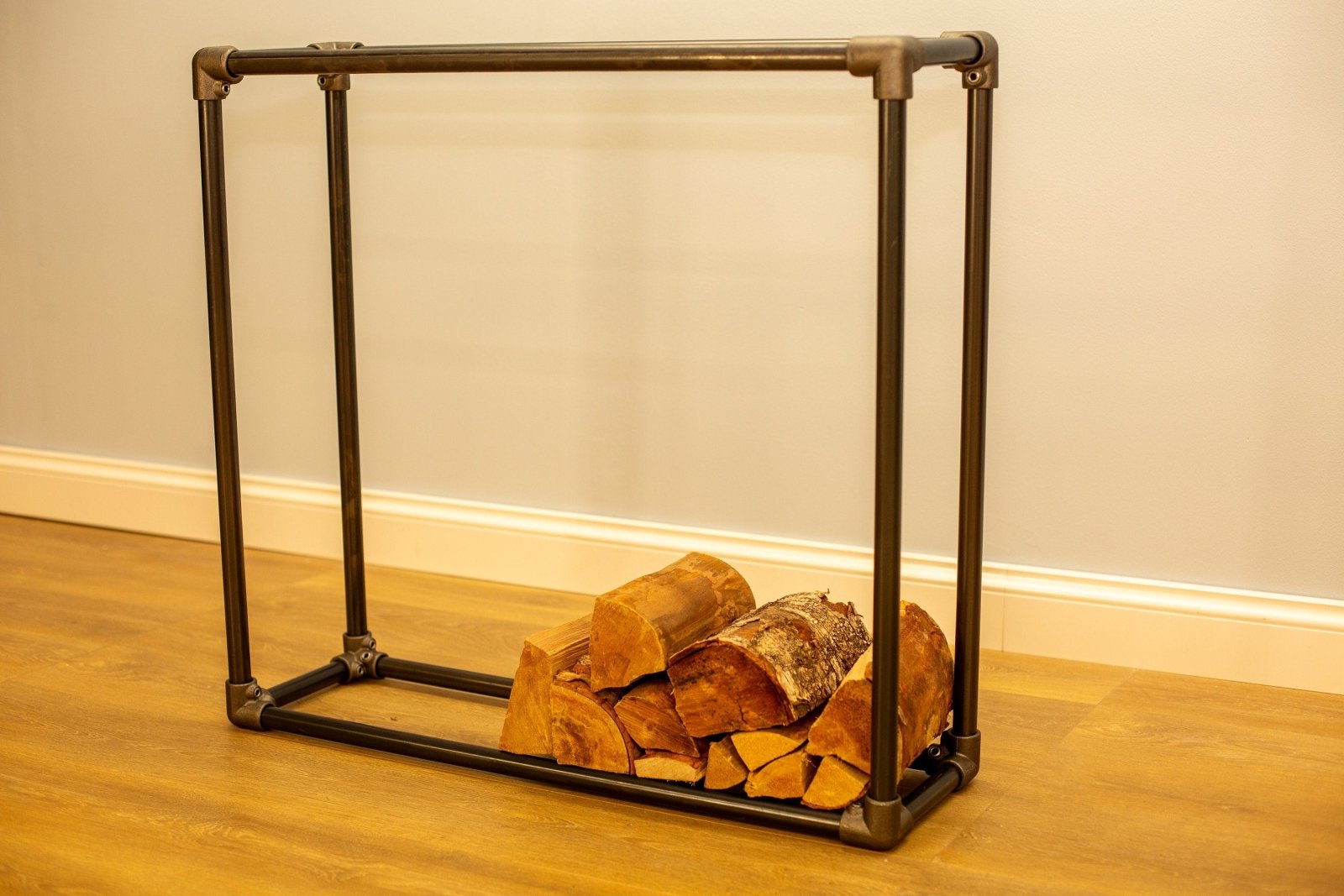 NOLVI Pipe Firewood Rack - Rack n Rail