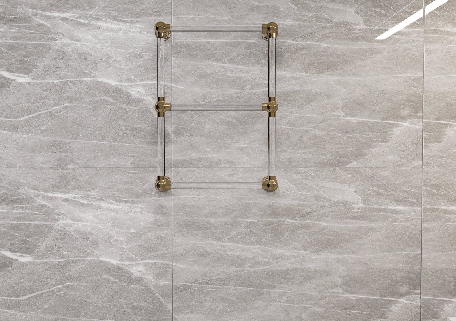 TAVRI Three Bars Towel Rack in Lucite - Rack n Rail