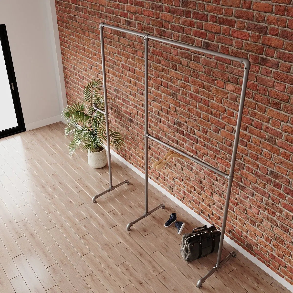 ZALGRI Heavy - Duty Industrial Pipe Clothes Rack - Rack n Rail